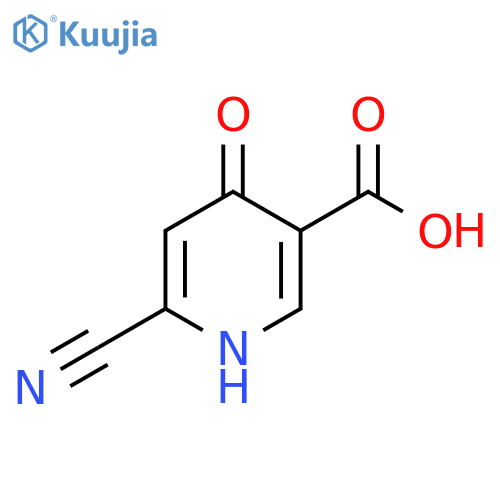 6-Cyano-4-hydroxynicotinic acid structure