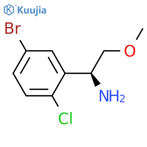 (1S)-1-(5-BROMO-2-CHLOROPHENYL)-2-METHOXYETHYLAMINE structure