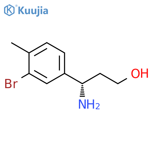 (3S)-3-AMINO-3-(3-BROMO-4-METHYLPHENYL)PROPAN-1-OL structure