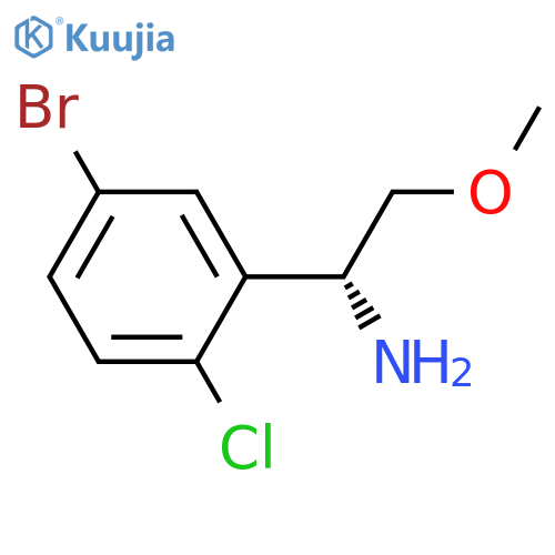 (1R)-1-(5-BROMO-2-CHLOROPHENYL)-2-METHOXYETHYLAMINE structure