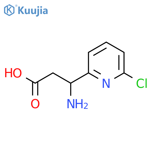 2-Pyridinepropanoic acid, β-amino-6-chloro- structure