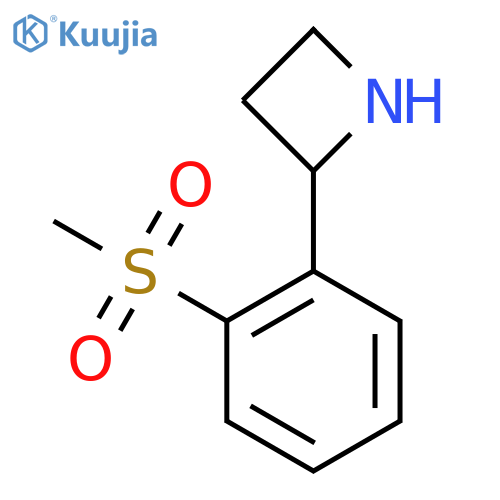 2-(2-methanesulfonylphenyl)azetidine structure