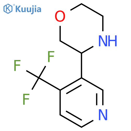 3-4-(trifluoromethyl)pyridin-3-ylmorpholine structure