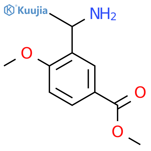methyl 3-(1-aminoethyl)-4-methoxybenzoate structure