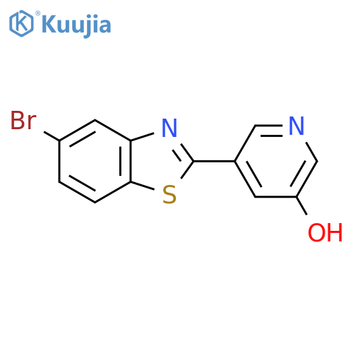 5-(5-Bromo-1,3-benzothiazol-2-yl)pyridin-3-ol structure