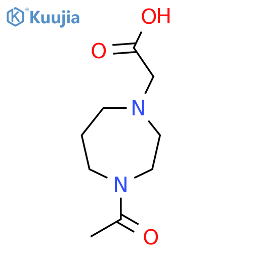 (4-Acetyl-[1,4]diazepan-1-yl)-acetic acid structure