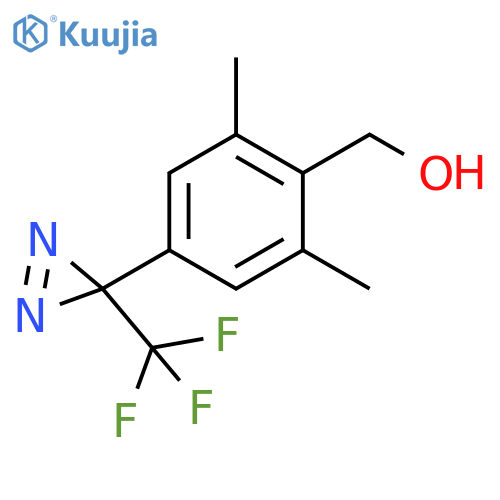 {2,6-dimethyl-4-3-(trifluoromethyl)-3H-diazirin-3-ylphenyl}methanol structure
