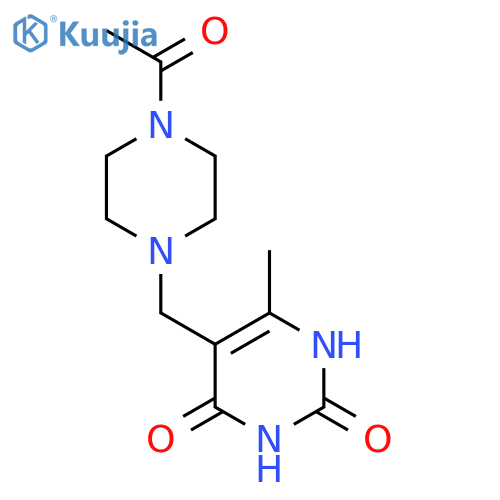 5-[(4-Acetylpiperazin-1-yl)methyl]-6-methylpyrimidine-2,4(1H,3H)-dione structure