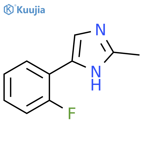 5-(2-Fluorophenyl)-2-methyl-1H-imidazole structure