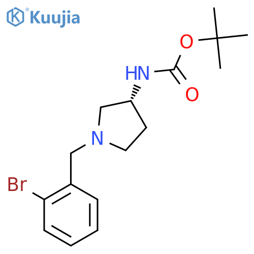 (R)-Tert-Butyl 1-(2-bromobenzyl)pyrrolidin-3-ylcarbamate structure