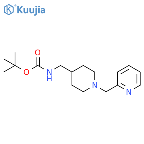 Tert-Butyl [1-(pyridin-2-ylmethyl)piperidin-4-yl]methylcarbamate structure