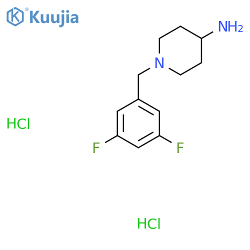 1-(3,5-Difluorobenzyl)piperidin-4-aminedihydrochloride structure