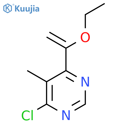 4-Chloro-6-[1-(ethyloxy)ethenyl]-5-methylpyrimidine structure