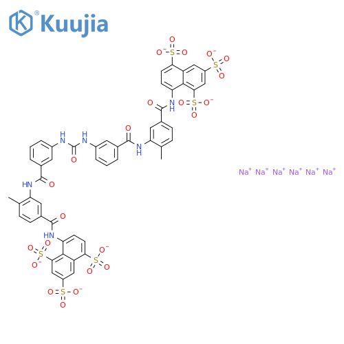 Suramin sodium salt structure