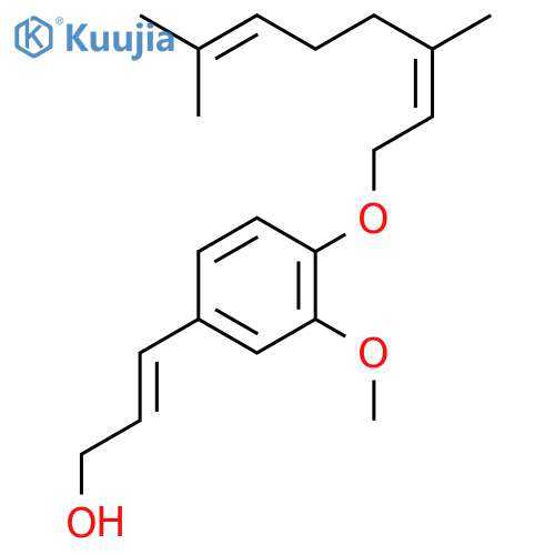 3-(4-((3,7-Dimethylocta-2,6-dien-1-yl)oxy)-3-methoxyphenyl)prop-2-en-1-ol structure