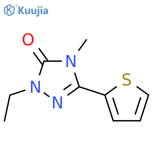 3H-1,2,4-Triazol-3-one,2-ethyl-2,4-dihydro-4-methyl-5-(2-thienyl)- structure