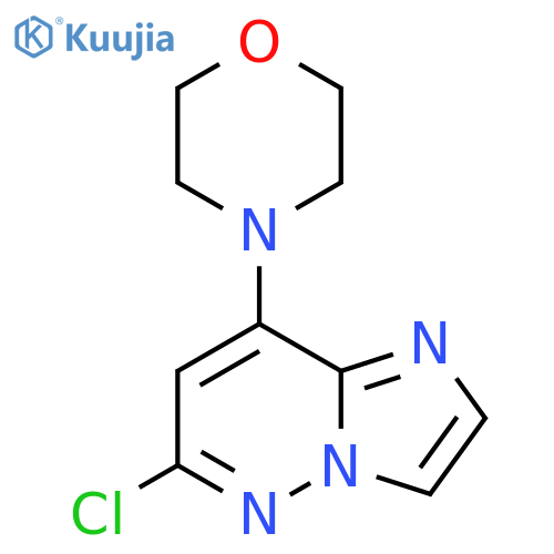 4-(6-Chloroimidazo[1,2-b]pyridazin-8-yl)morpholine structure