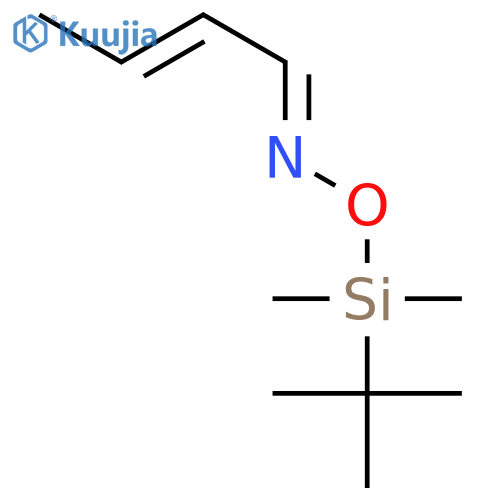 2-Butenal, O-[(1,1-dimethylethyl)dimethylsilyl]oxime, (2E)- structure