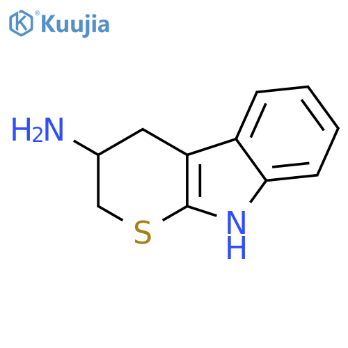 (S)-2,3,4,9-tetrahydro-Thiopyrano[2,3-b]indol-3-amine structure
