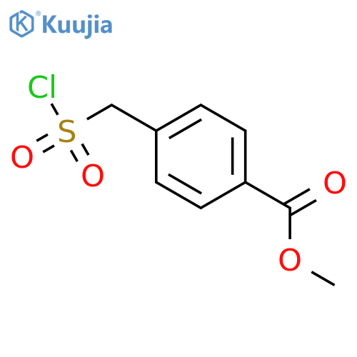 Methyl 4-(Chlorosulfonyl)methylbenzoate structure