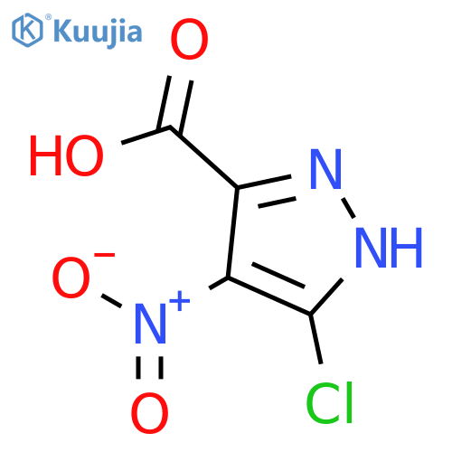 5-chloro-4-nitro-1h-pyrazole-3-carboxylic Acid structure