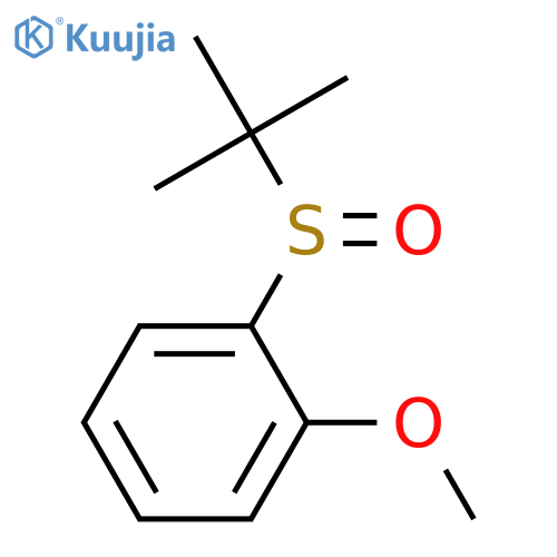 Benzene, 1-[(1,1-dimethylethyl)sulfinyl]-2-methoxy- structure
