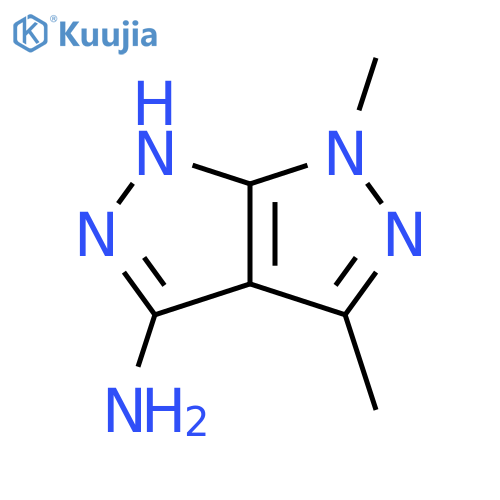 4,6-dimethyl-1H,6H-1,2diazolo3,4-cpyrazol-3-amine structure