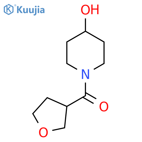 1-(Oxolane-3-carbonyl)piperidin-4-ol structure