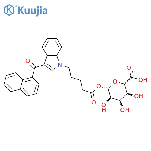 Jwh 018 N-pentanoic Acid ?-d-glucuronide structure