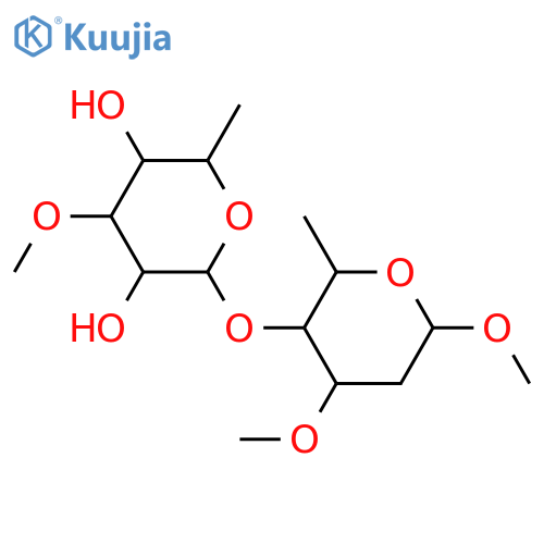 b-D-ribo-Hexopyranoside, methyl2,6-dideoxy-4-O-(6-deoxy-3-O-methyl-b-D-glucopyranosyl)-3-O-methyl- structure