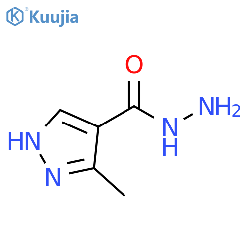 3-methyl-1H-pyrazole-4-carbohydrazide structure