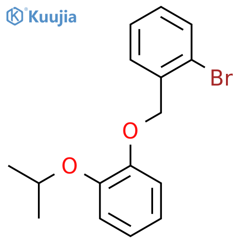 1-Bromo-2-((2-isopropoxyphenoxy)methyl)benzene structure