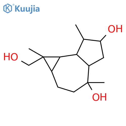 (1S,1aR,4R,4aS,6S,7S,7aR,7bS)-decahydro-1-(hydroxymethyl)-1,4,7-trimethyl-1H-cyclopropa[e]azulene-4,6-diol structure