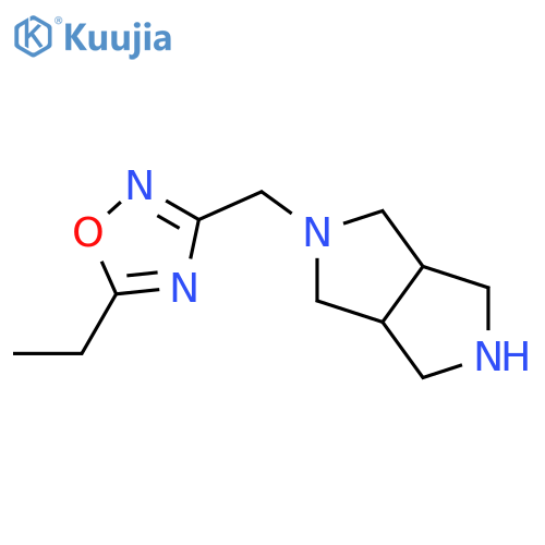 5-ethyl-3-({octahydropyrrolo[3,4-c]pyrrol-2-yl}methyl)-1,2,4-oxadiazole structure