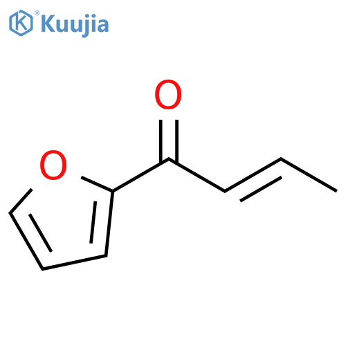 (2E)-1-(2-furanyl)-2-Buten-1-one structure