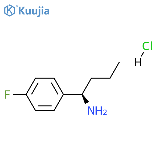 (R)-1-(4-fluorophenyl)butan-1-aMine hydrochloride structure