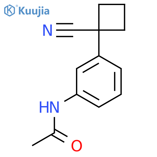 N-3-(1-cyanocyclobutyl)phenylacetamide structure