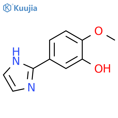 5-(2-Imidazolyl)-2-methoxyphenol structure