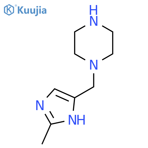 1-(2-methyl-1H-imidazol-4-yl)methylpiperazine structure