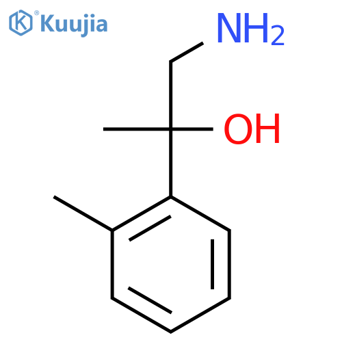 1-Amino-2-(2-methylphenyl)propan-2-ol structure