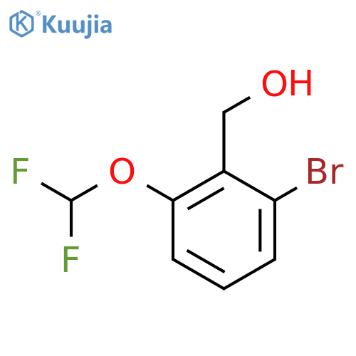 (2-BROMO-6-(DIFLUOROMETHOXY)PHENYL)METHANOL structure