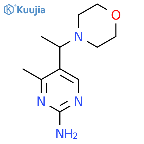 4-methyl-5-[1-(morpholin-4-yl)ethyl]-1,2-dihydropyrimidin-2-imine structure