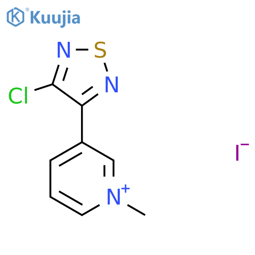 3-(4-Chloro-1,2,5-thiadiazol-3-yl)-1-methylpyridinium iodide structure