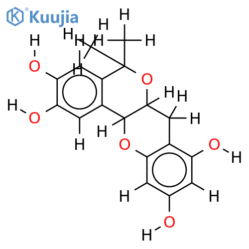 (+)-7',7'-dimethyl-5-hydroxy-2R,3S-trans-pubeschin structure