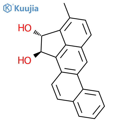 Benz[j]aceanthrylene-1,2-diol, 1,2-dihydro-3-methyl-, (1R-trans)- structure