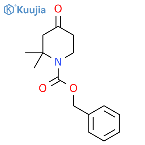 benzyl 2,2-dimethyl-4-oxo-piperidine-1-carboxylate structure
