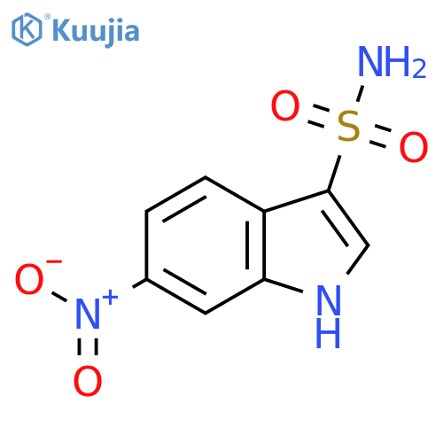 6-Nitro-1H-indole-3-sulfonamide structure