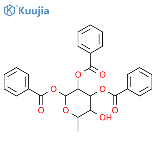 1,2,3-Tri-O-benzoyl-a-L-fucopyranose structure