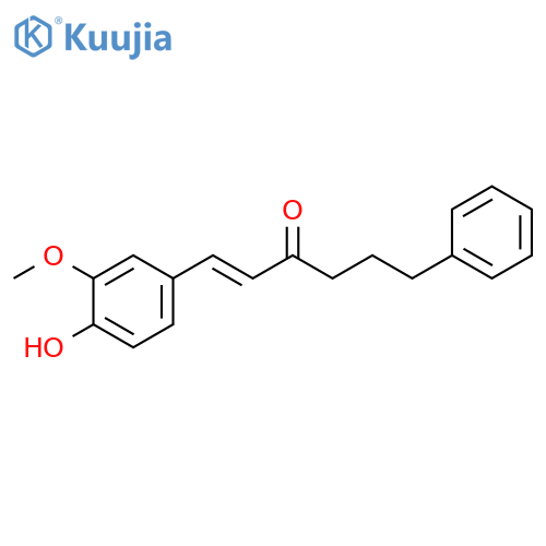 1-Hexen-3-one, 1-(4-hydroxy-3-methoxyphenyl)-6-phenyl-, (1E)- structure