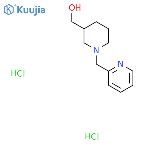 [1-(Pyridin-2-ylmethyl)piperidin-3-yl]methanol dihydrochloride structure